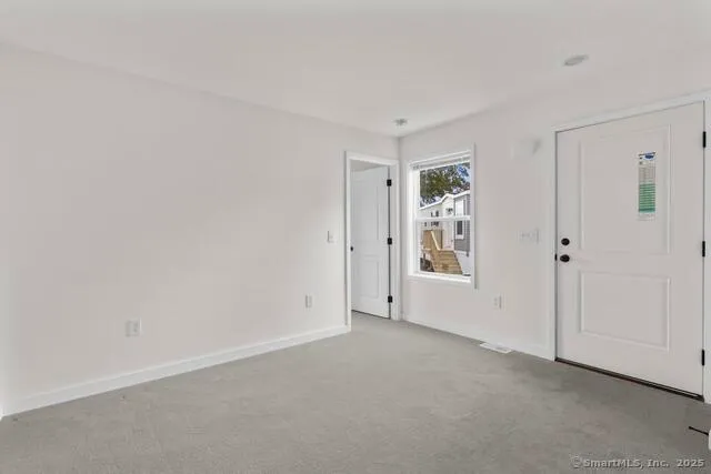 a view of an empty room