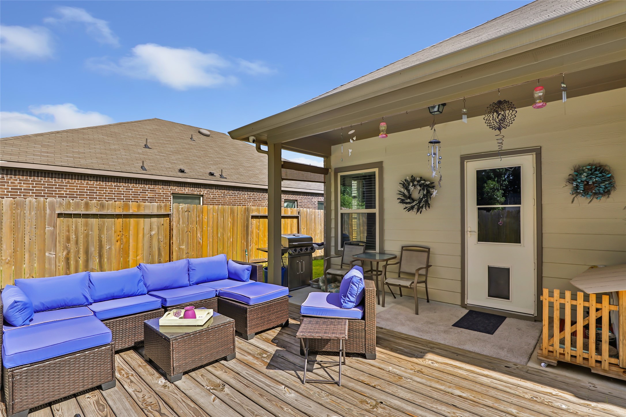 26328 Cooperstown Way Splendora, TX 77372 - Photo 9 of 33 Enjoy morning coffee on this wooden deck