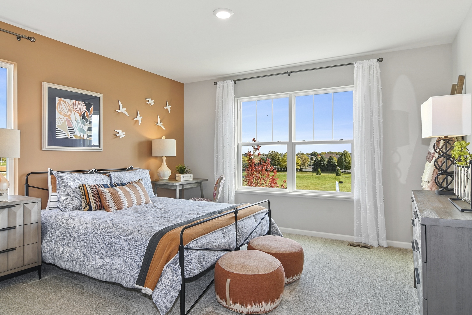16249 Longcommon Lane Plainfield, IL 60586 - Photo 15 of 27 a bedroom with furniture and a large window