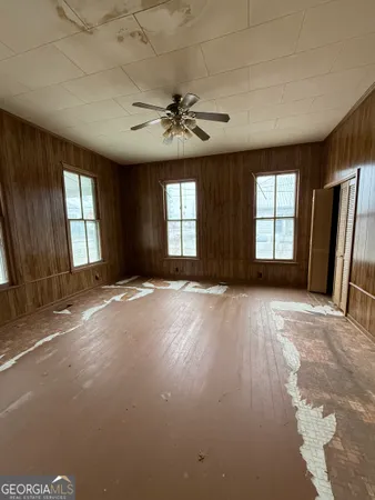 a view of a livingroom with a staircase
