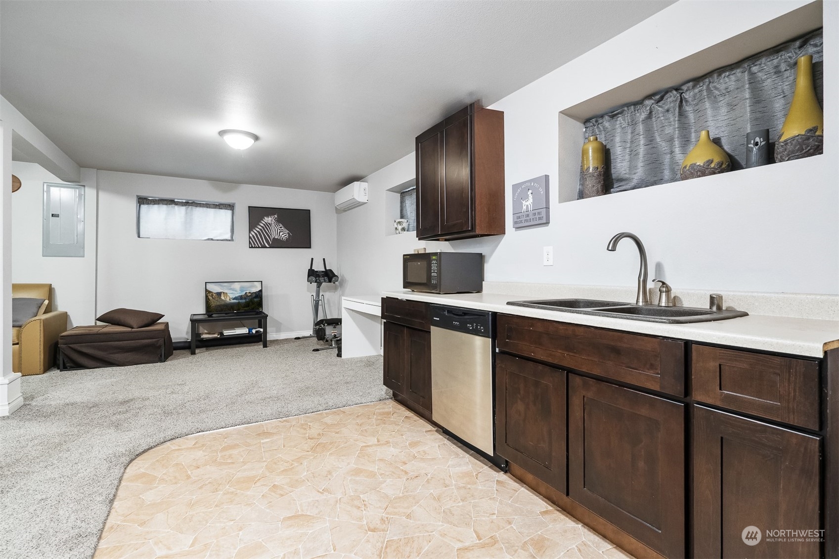 730 Tipsoo Loop South Rainier, WA 98576 - Photo 21 of 35 a spacious bathroom with a double vanity sink and a mirror