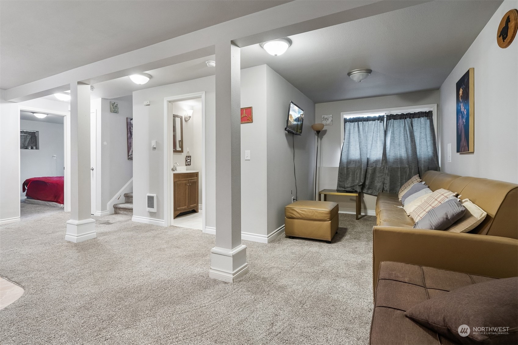730 Tipsoo Loop South Rainier, WA 98576 - Photo 23 of 35 a living room with furniture and a fireplace