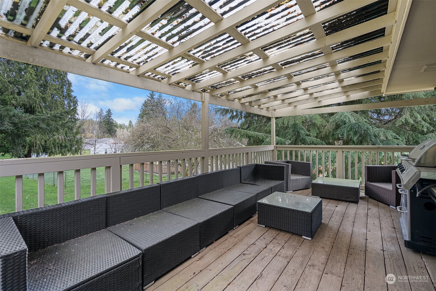 730 Tipsoo Loop South Rainier, WA 98576 - Photo 28 of 35 a view of a chairs in wooden deck