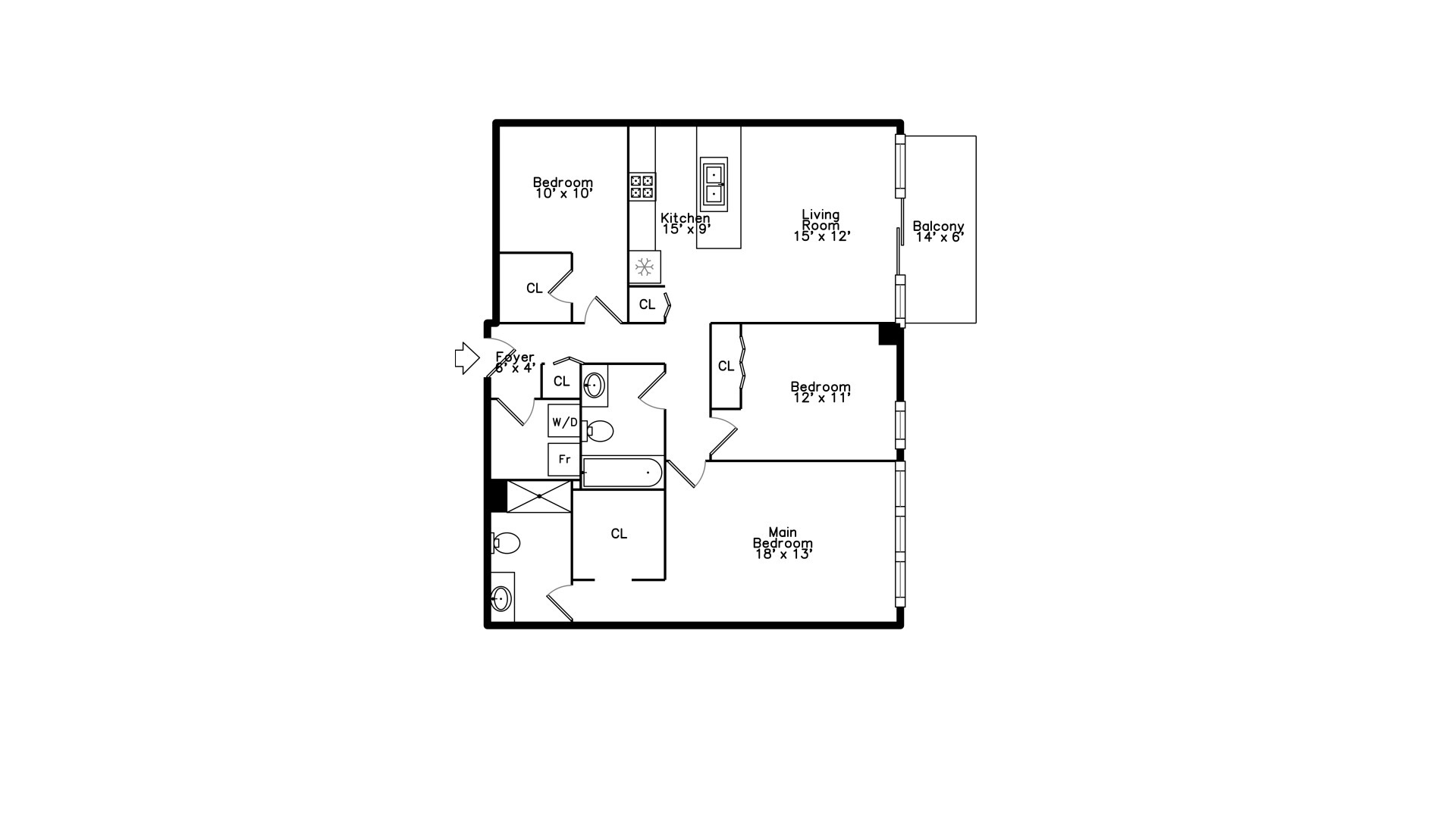 2323 West Pershing Road, Unit 602 Chicago, IL 60609 - Photo 28 of 29 a picture of a bench in a wall