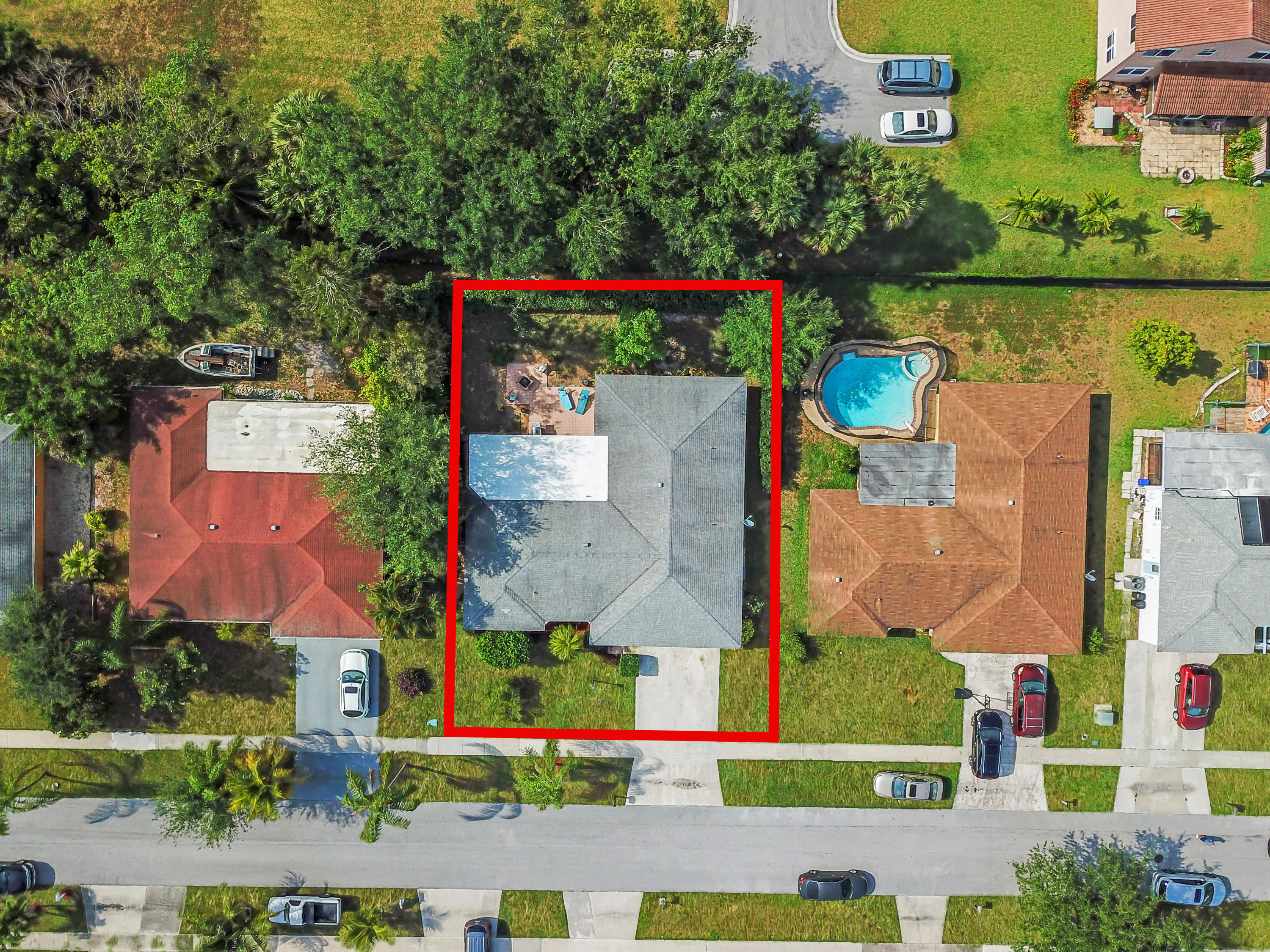 22576 Lanyard Street Boca Raton, FL 33428 - Photo 47 of 47 Aerial view no neighbors behind