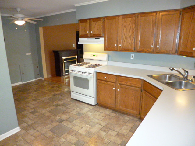 809 St Andrews Drive Crete, IL 60417 - Photo 6 of 24 a kitchen with a sink stove and cabinets