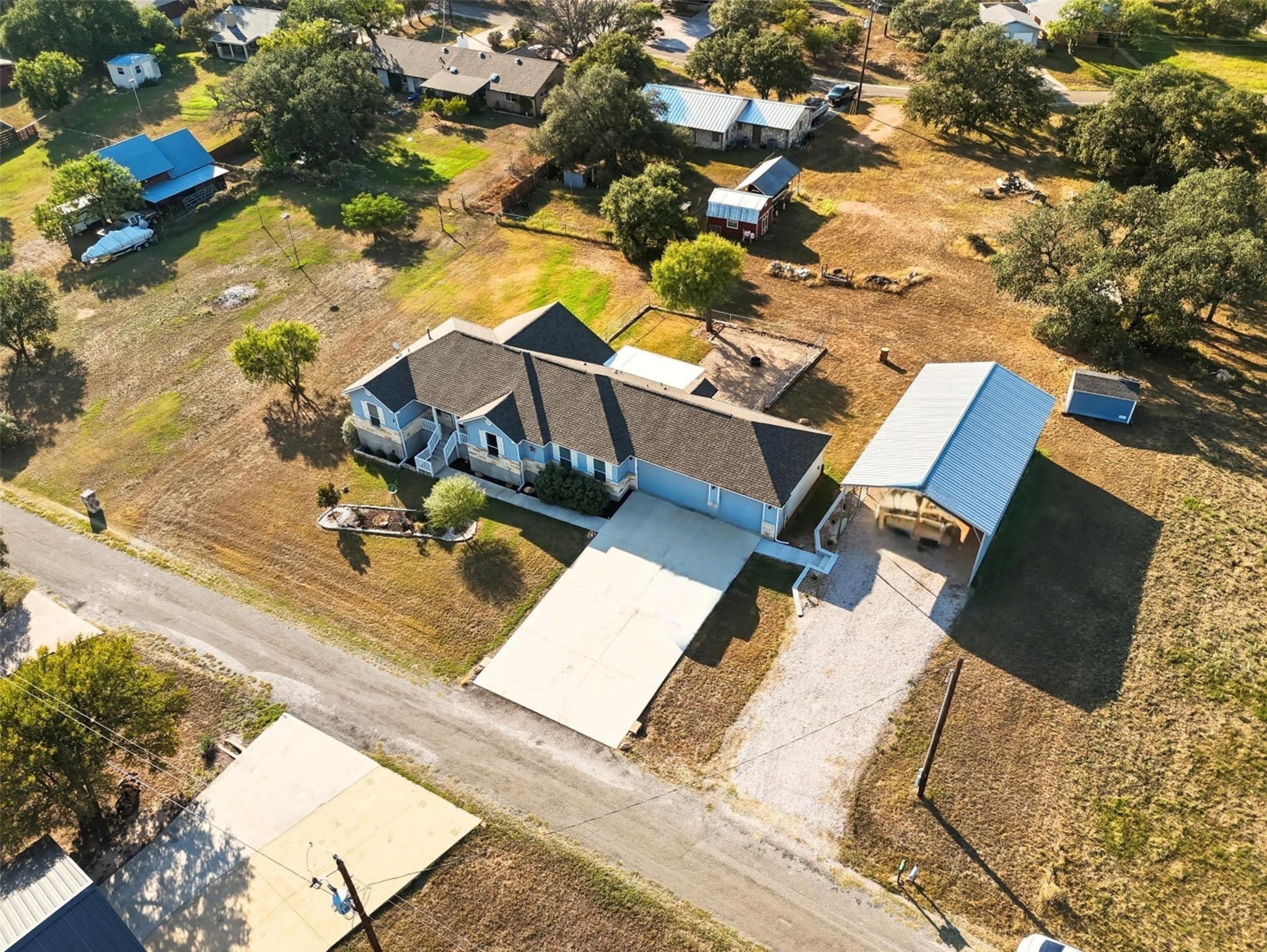 113 Rio Vista Road Burnet, TX 78611 - Photo 19 of 28 View from above of property
