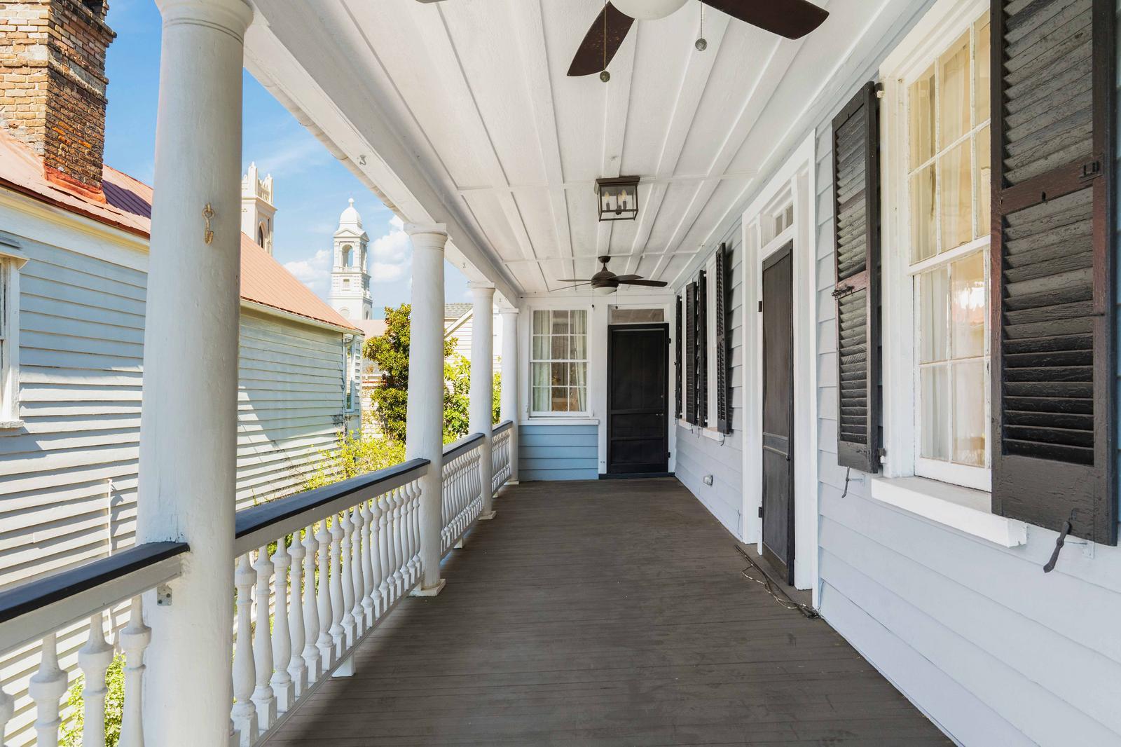 100 Queen Street Charleston, SC 29401 - Photo 49 of 58 Second Floor Porch