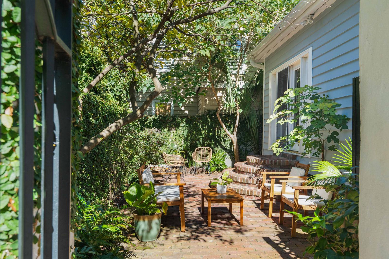 100 Queen Street Charleston, SC 29401 - Photo 56 of 58 Walled & Gated Courtyard