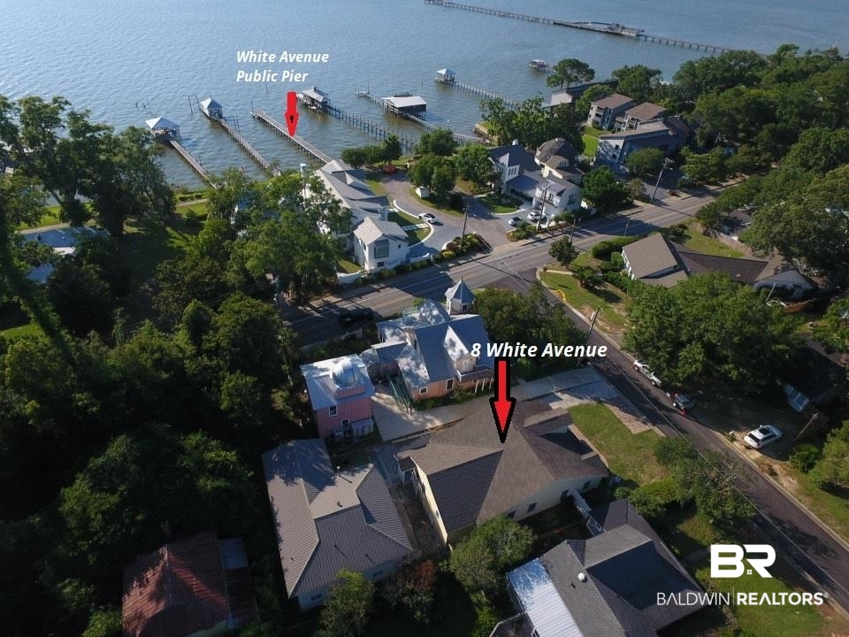 8 White Avenue Fairhope, AL 36532 - Photo 4 of 39 Aerial View