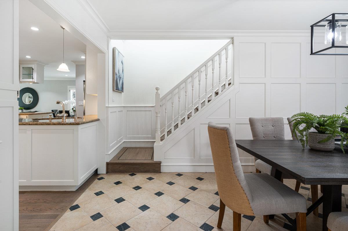 3524 Michael Drive San Mateo, CA 94403 - Photo 17 of 39 a view of a hallway with furniture and wooden floor