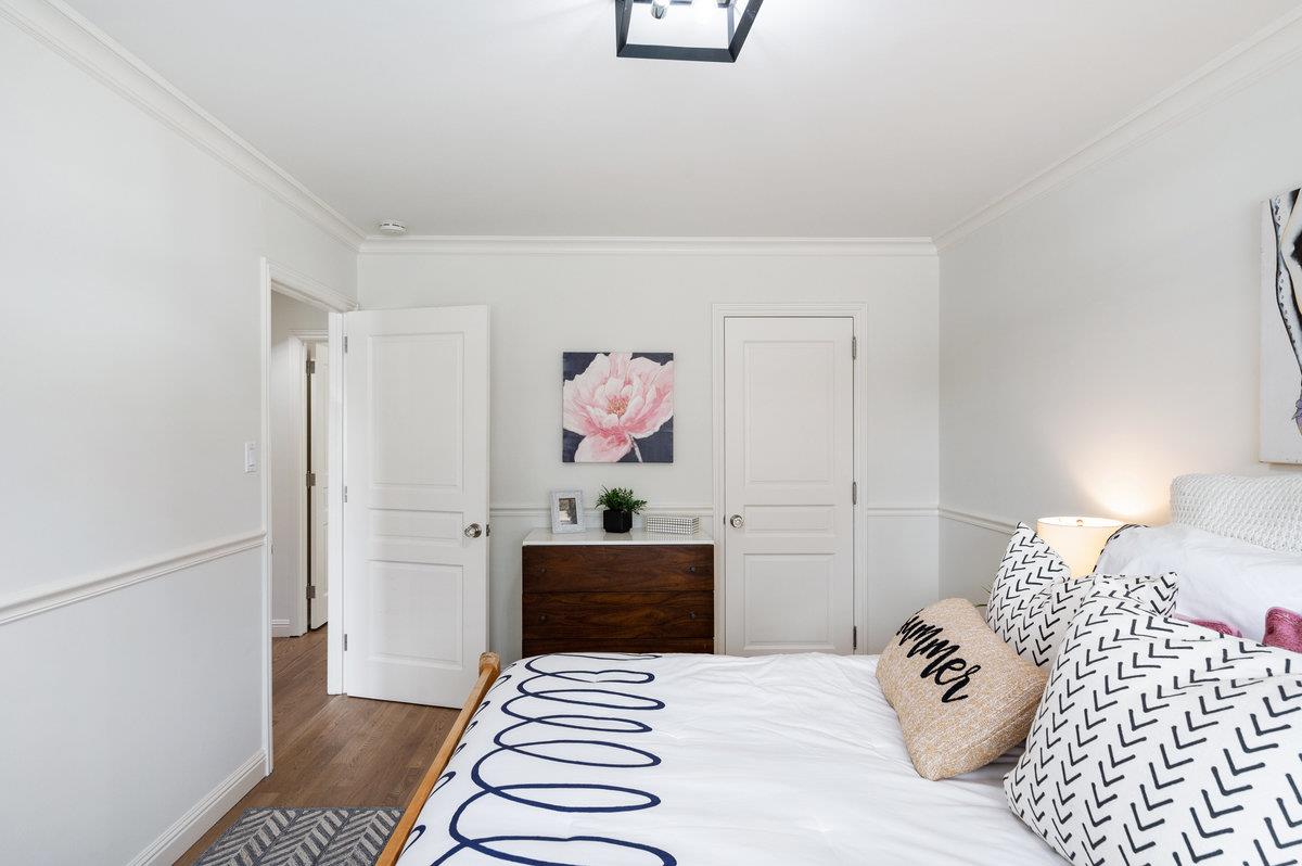 3524 Michael Drive San Mateo, CA 94403 - Photo 24 of 39 a bedroom with a bed and a couch