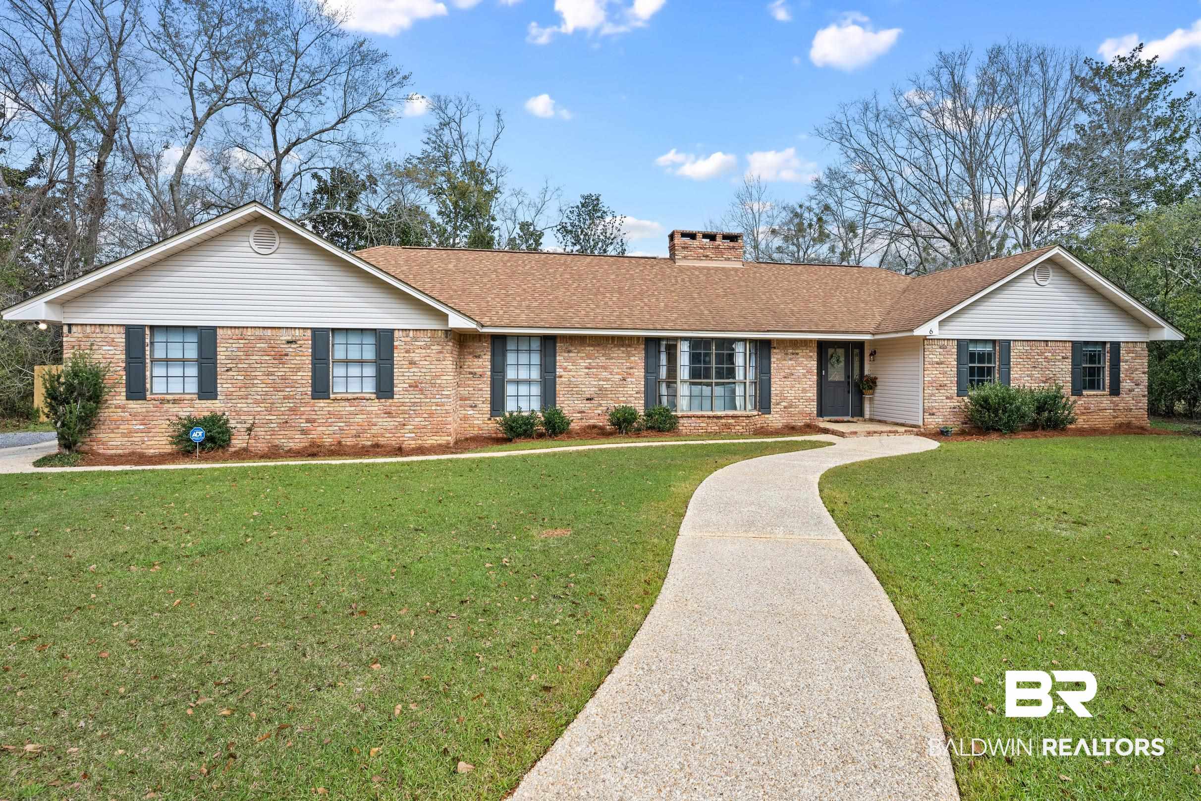 6 Wren Circle Foley, AL 36535 - Photo 49 of 55 Ranch-style house with a front yard, brick siding, and a chimney