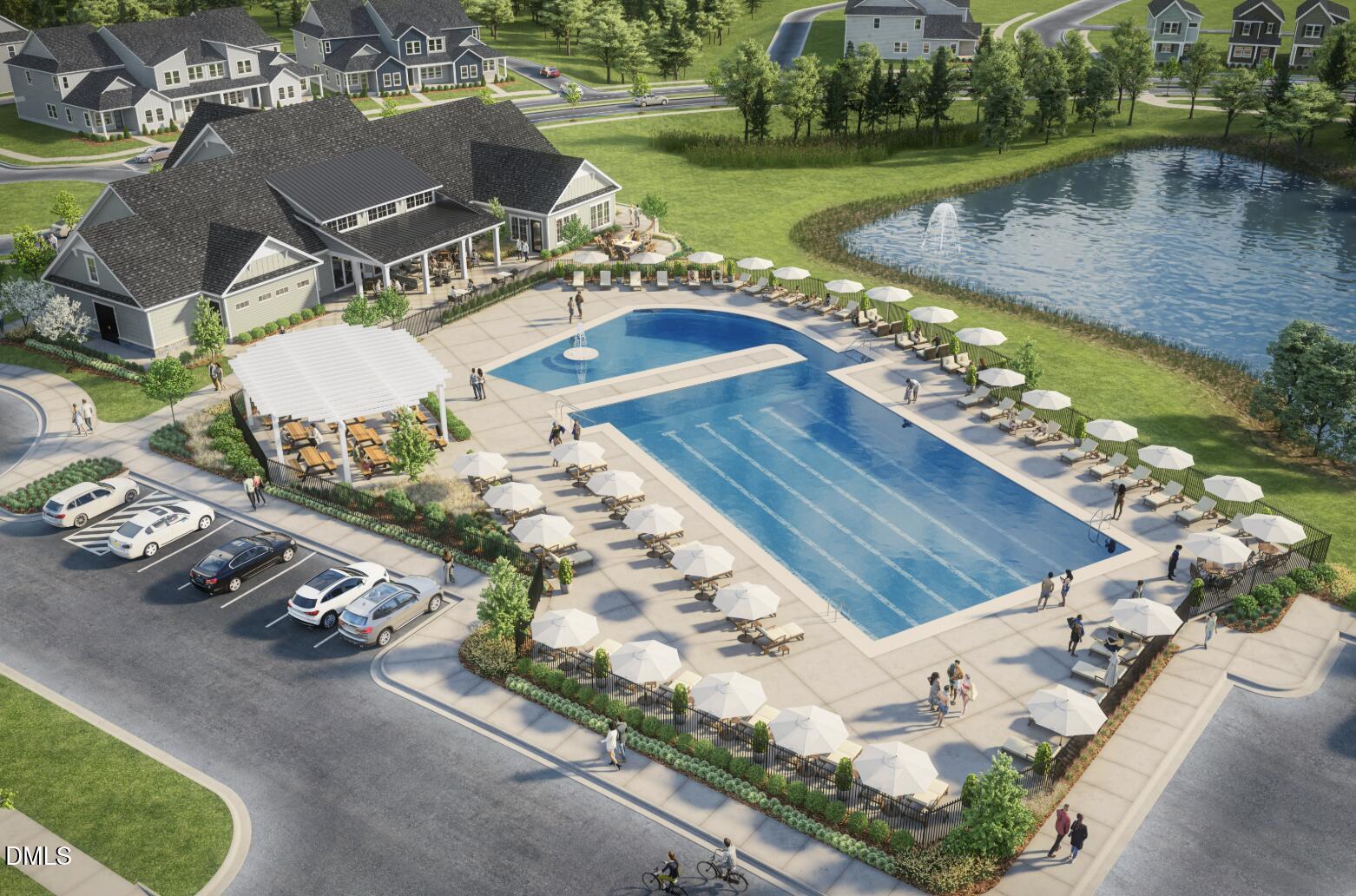 879 Central Park Drive Raleigh, NC 27604 - Photo 11 of 17 Pool and Clubhouse