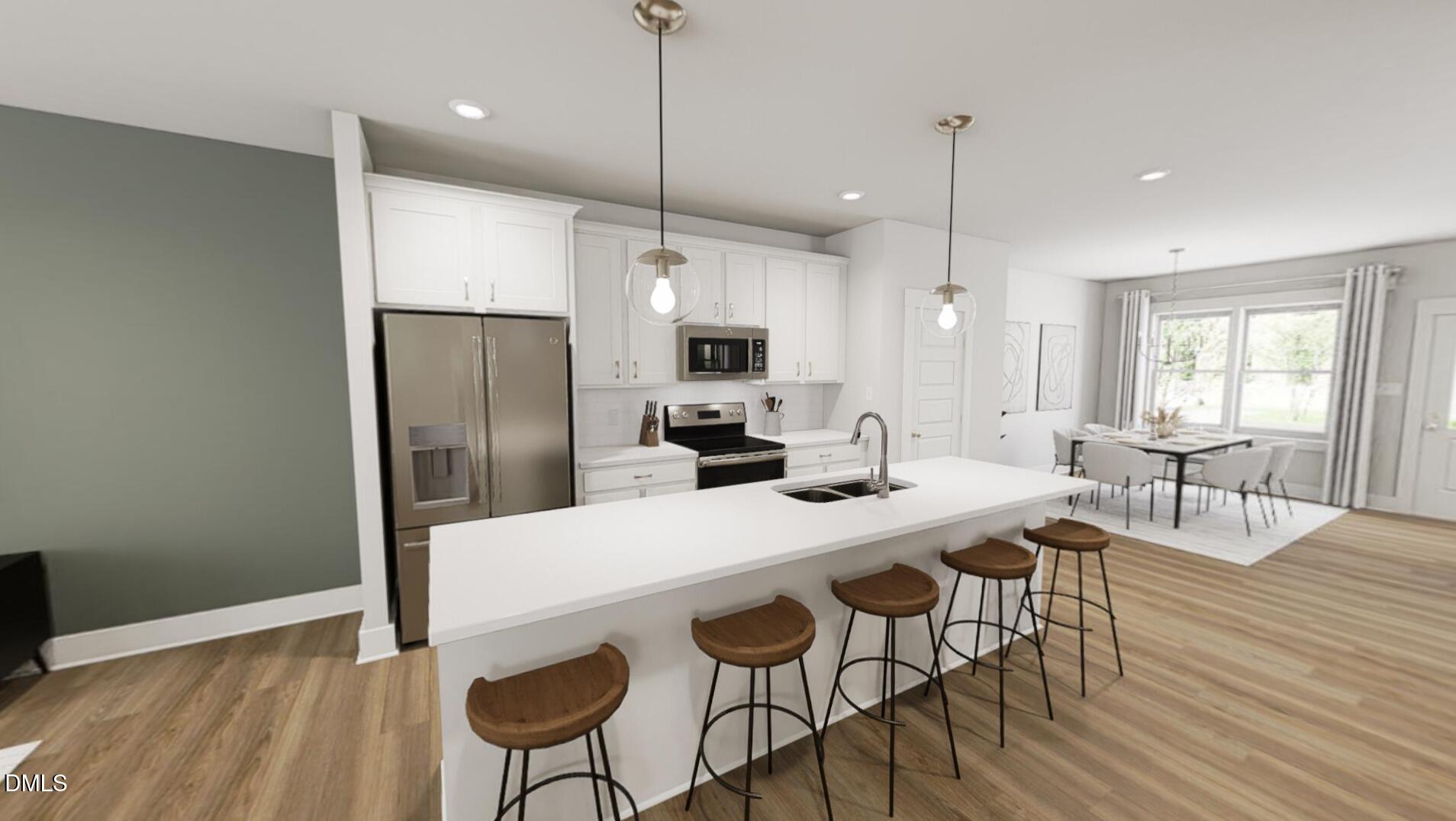 879 Central Park Drive Raleigh, NC 27604 - Photo 3 of 17 Kitchen and Dining Room