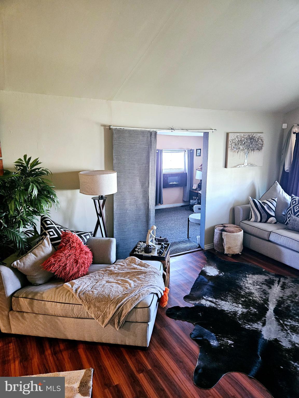 710 Smith Lane Mount Holly, NJ 08060 - Photo 6 of 26 a bedroom with bed and a potted plant