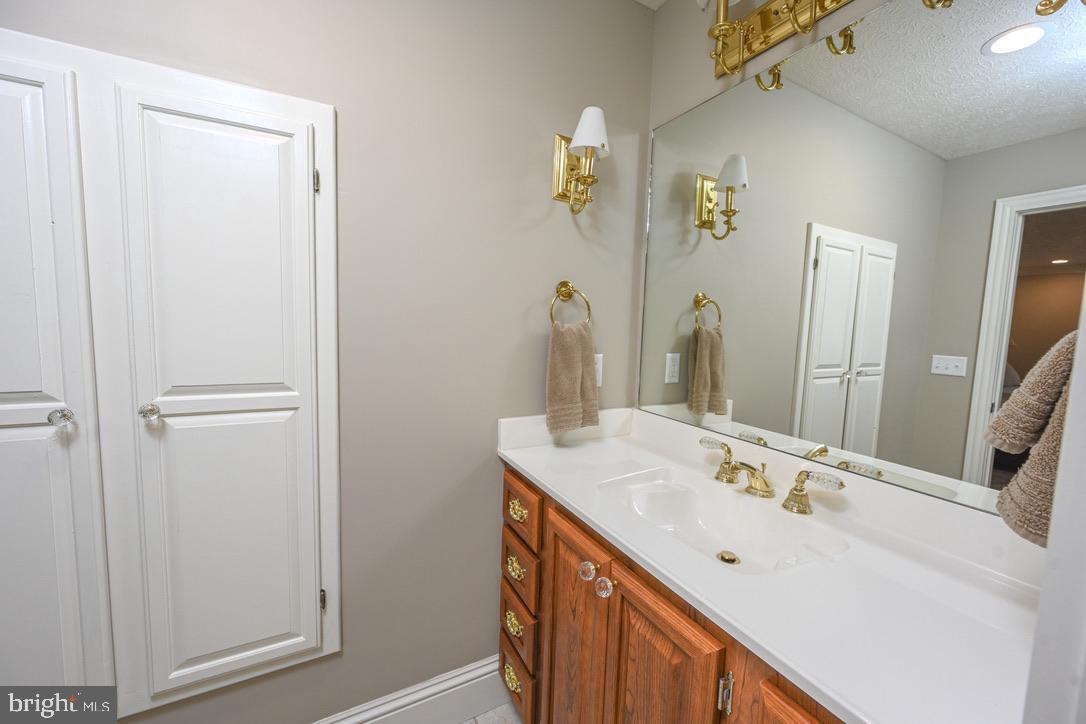 56 Bee Tree Lane Oakland, MD 21550 - Photo 37 of 139 Main level primary bath with built in cabinet.