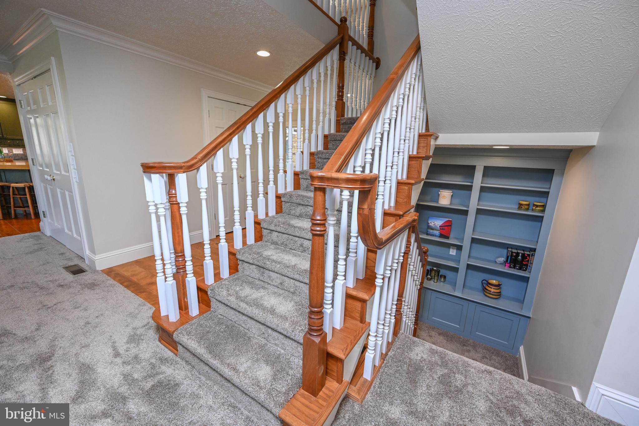 56 Bee Tree Lane Oakland, MD 21550 - Photo 44 of 139 Stairs leading to the upper level.
