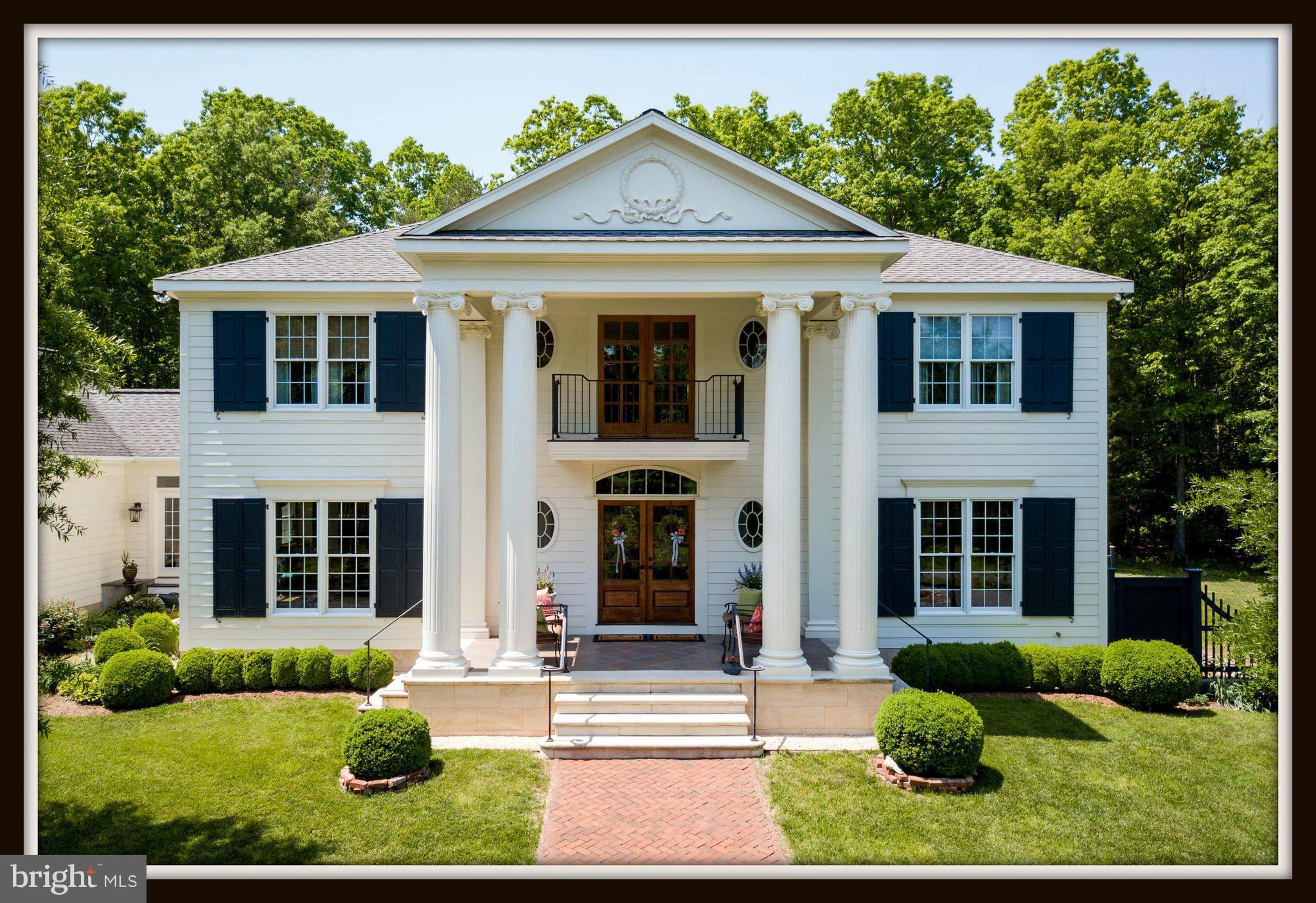4109 Goldmine Road Goldvein, VA 22720 - Photo 2 of 30 Gorgeous home w/plantation front, slate tile porch