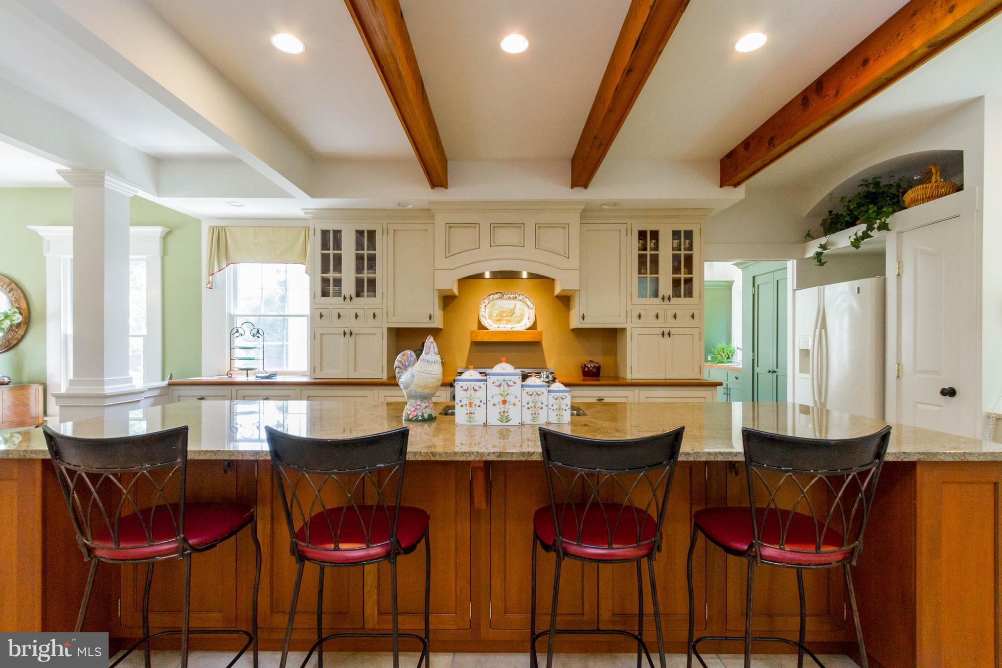 4109 Goldmine Road Goldvein, VA 22720 - Photo 10 of 30 Huge Kitchen island with cherry cabinets