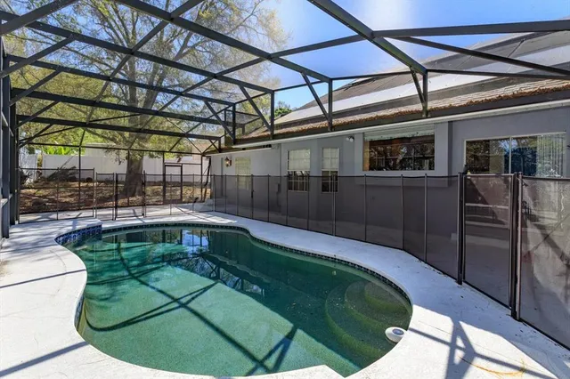 a view of a swimming pool