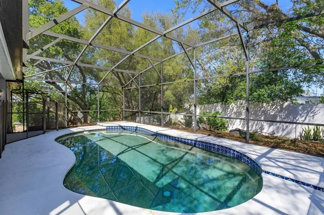 a view of outdoor space with trees
