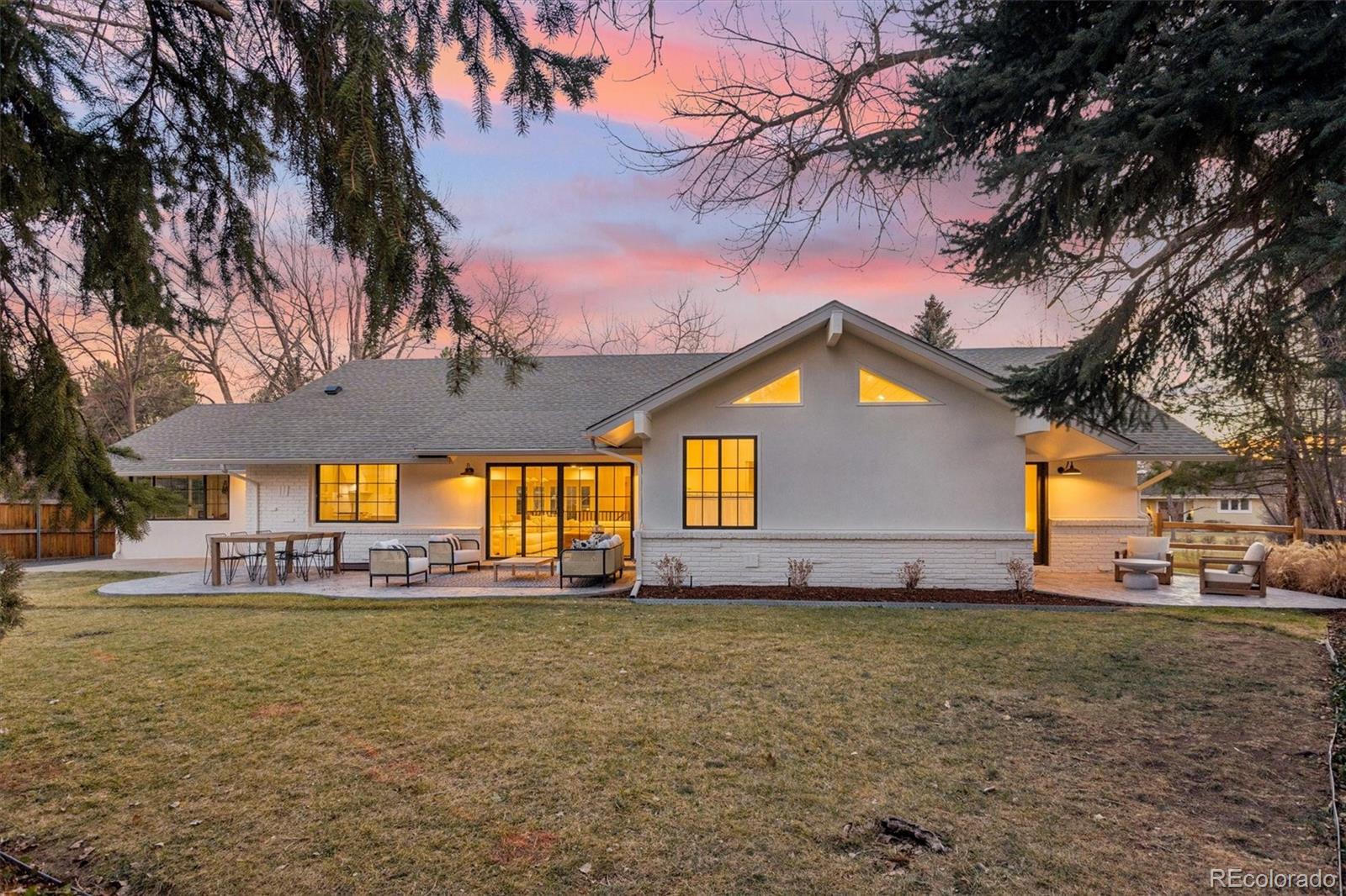 4872 Country Club Way Boulder, CO 80301 - Photo 40 of 48 a view of a house with a yard