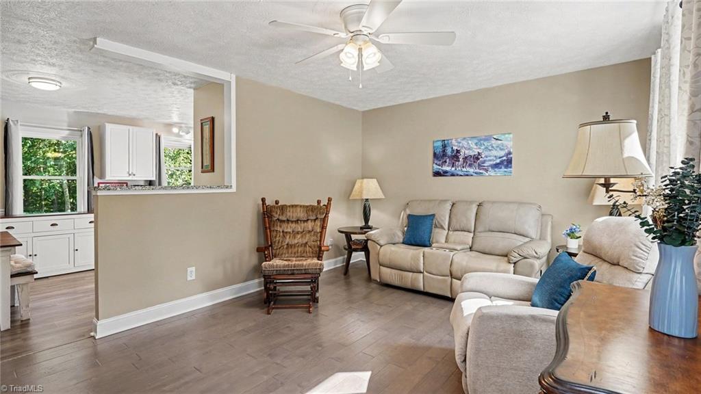 162 Oak Ridge Place Mount Airy, NC 27030 - Photo 6 of 27 Living room open to kitchen