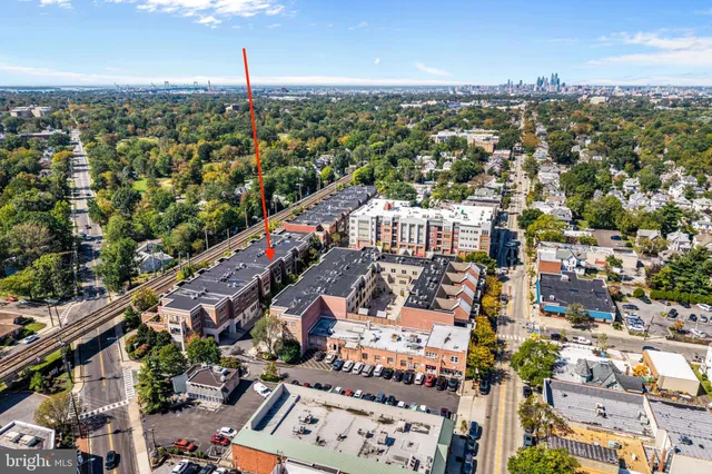 an aerial view of city