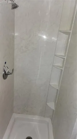 a close up of a bathtub