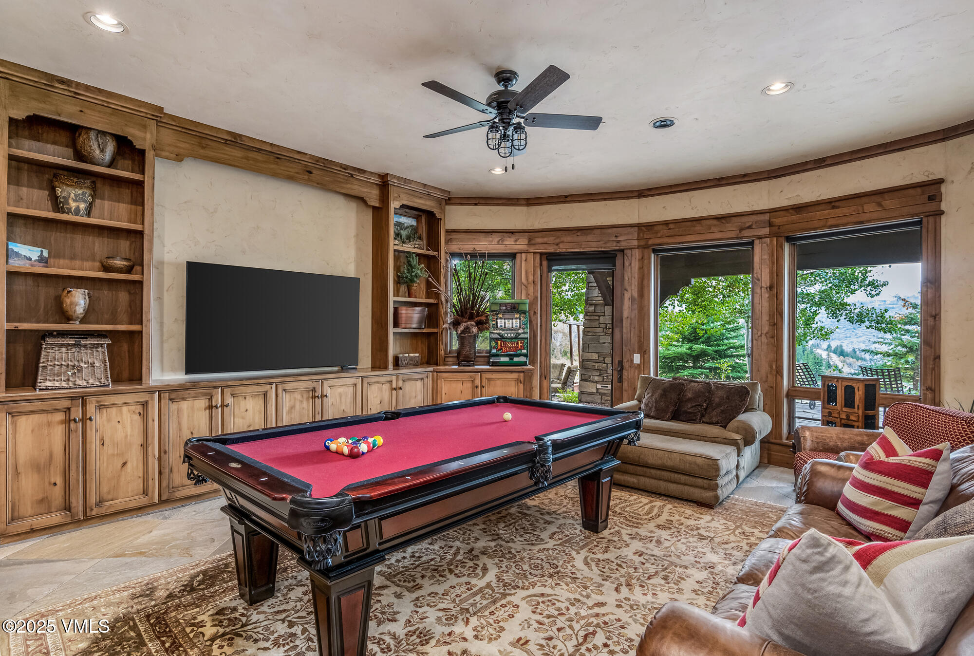 135 Andorra Road Edwards, CO 81632 - Photo 41 of 82 a room with furniture pool table and flat screen tv