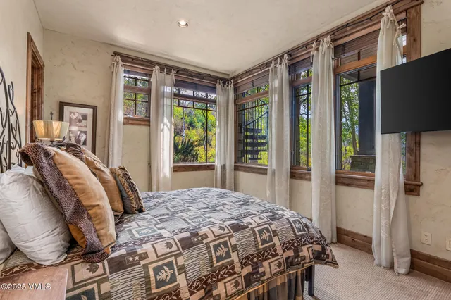 a view of a garden with plants