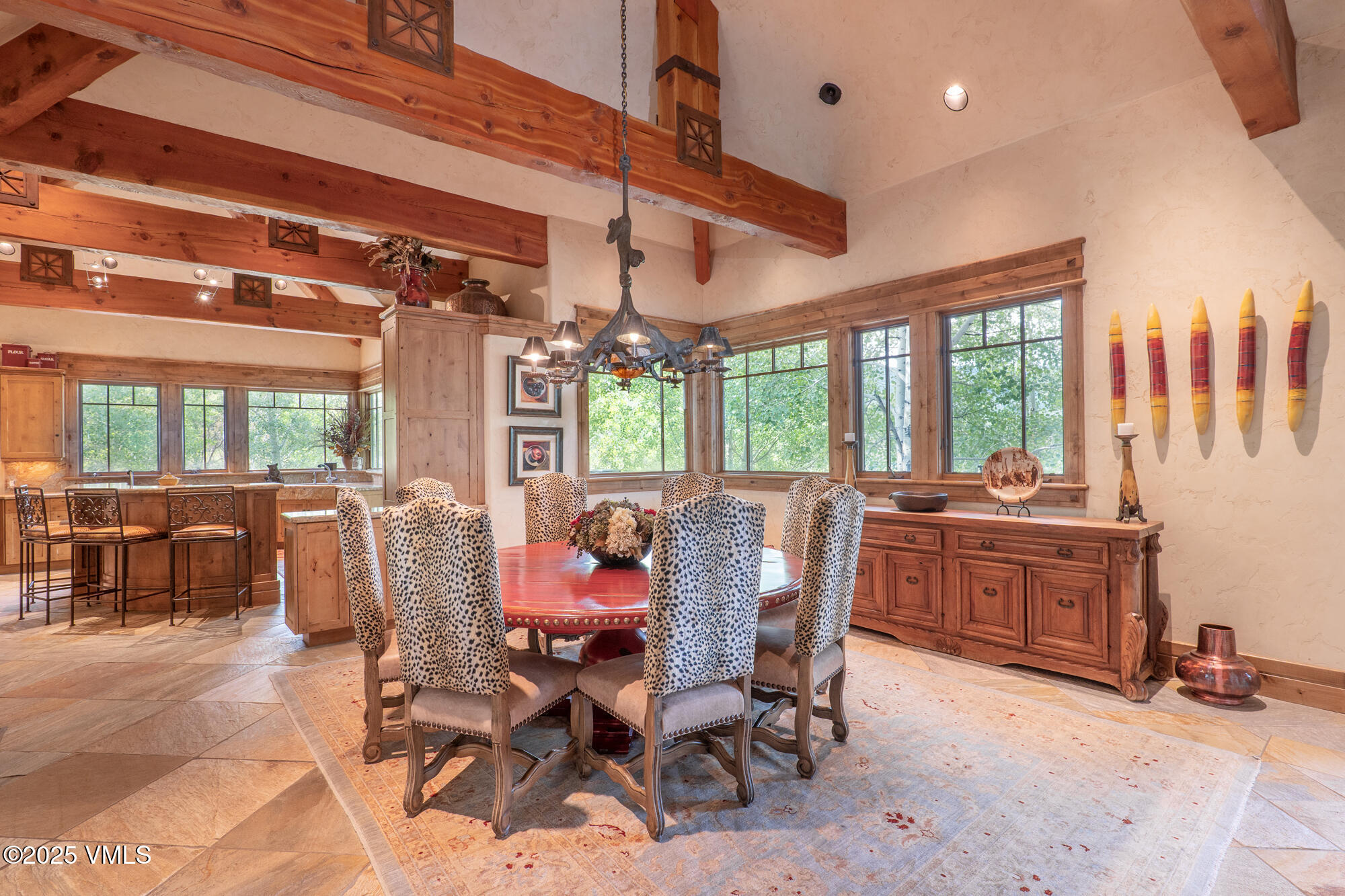 135 Andorra Road Edwards, CO 81632 - Photo 9 of 82 a view of a dining room with furniture window and outside view