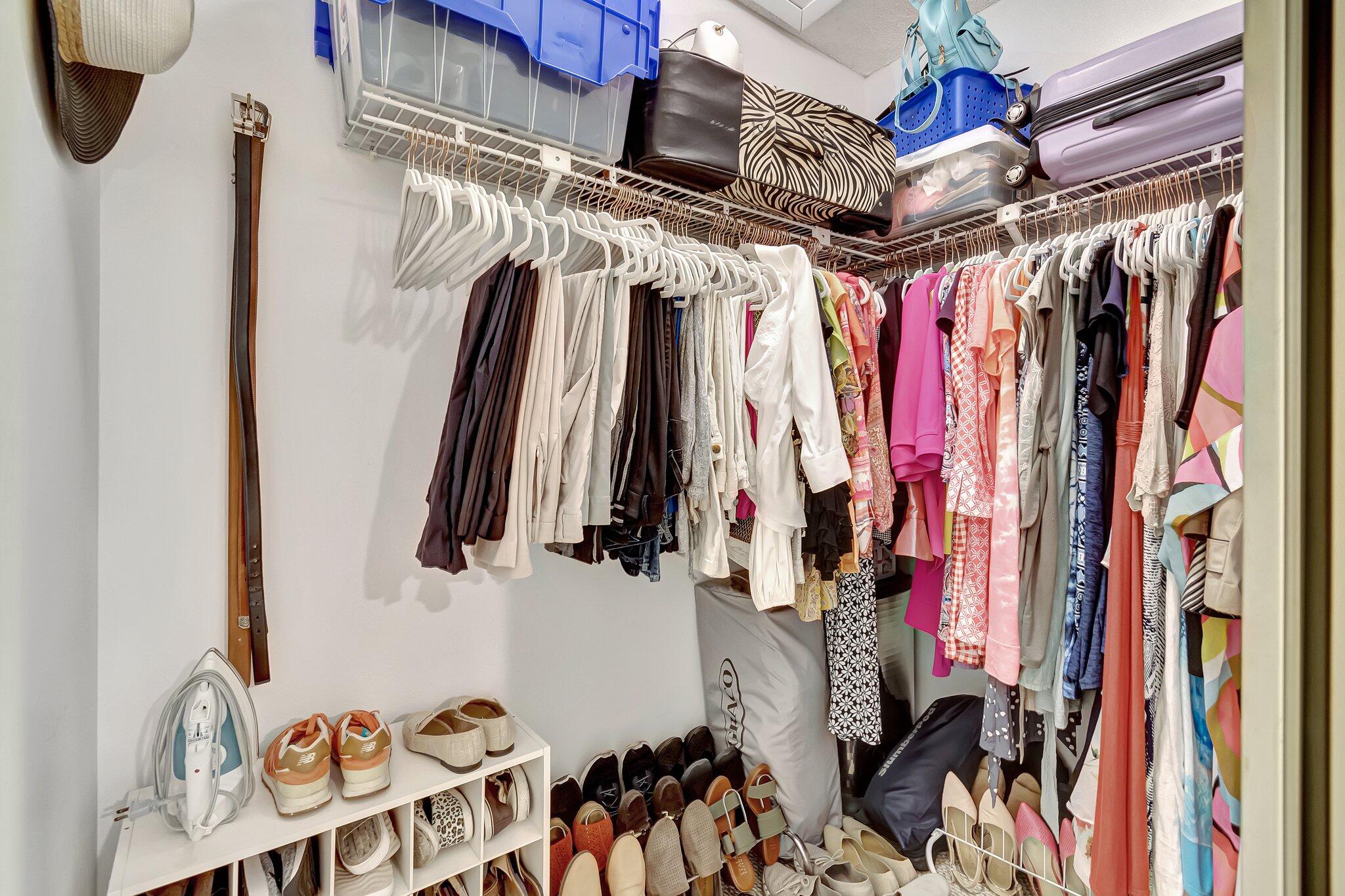 21856 Arriba Real, Unit 5F Boca Raton, FL 33433 - Photo 29 of 61 PRIMARY CLOSET-1 OF 3 CLOSETS