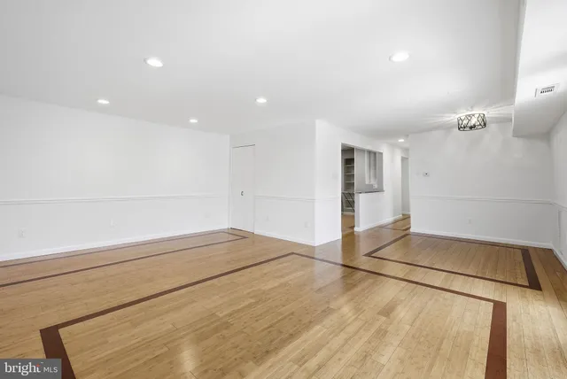 a view of empty room