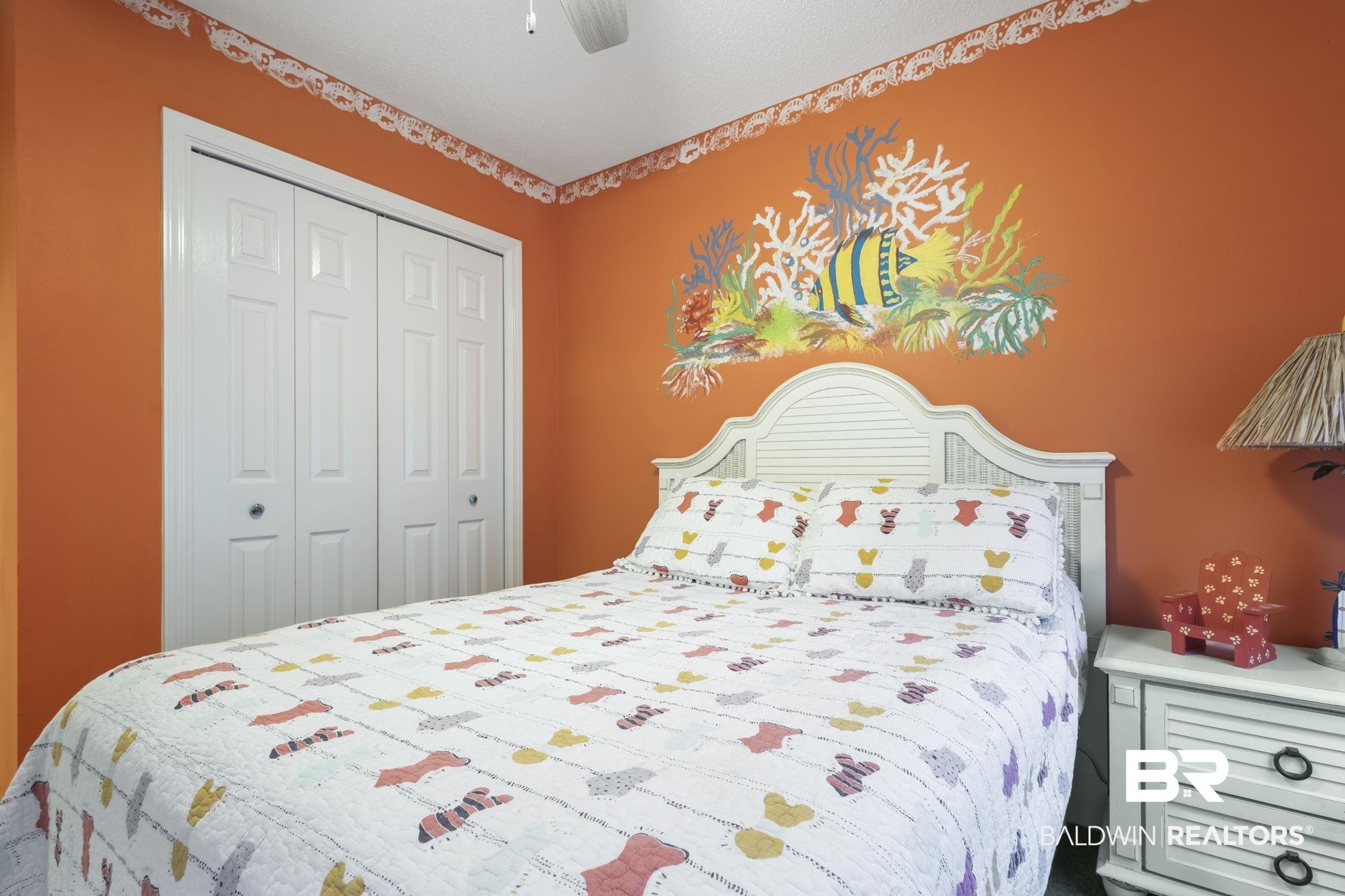 7946 Audubon Drive Foley, AL 36535 - Photo 14 of 25 Bedroom with ceiling fan and a closet