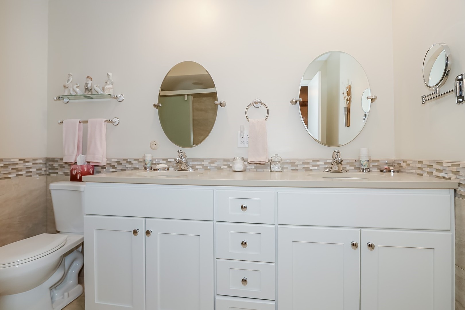 1175 Lake Cook Road, Unit 409 Northbrook, IL 60062 - Photo 18 of 27 a bathroom with a sink and mirror