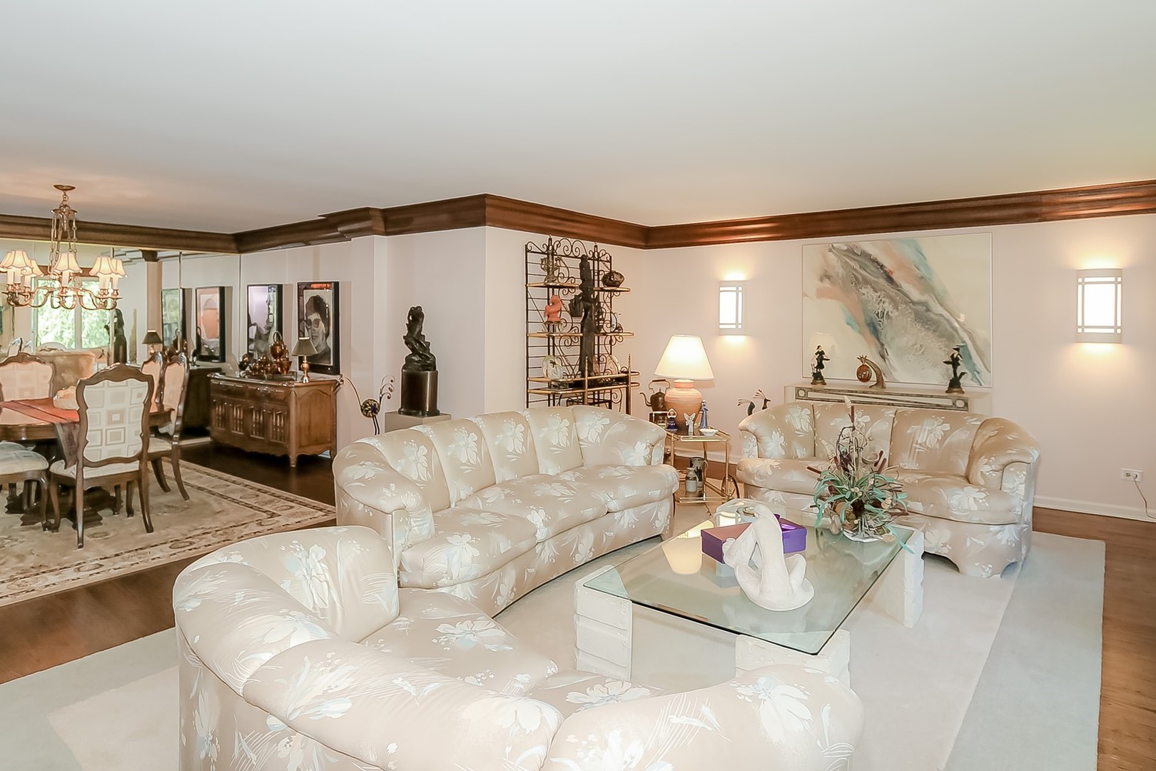 1175 Lake Cook Road, Unit 409 Northbrook, IL 60062 - Photo 2 of 27 a living room with furniture and a large window