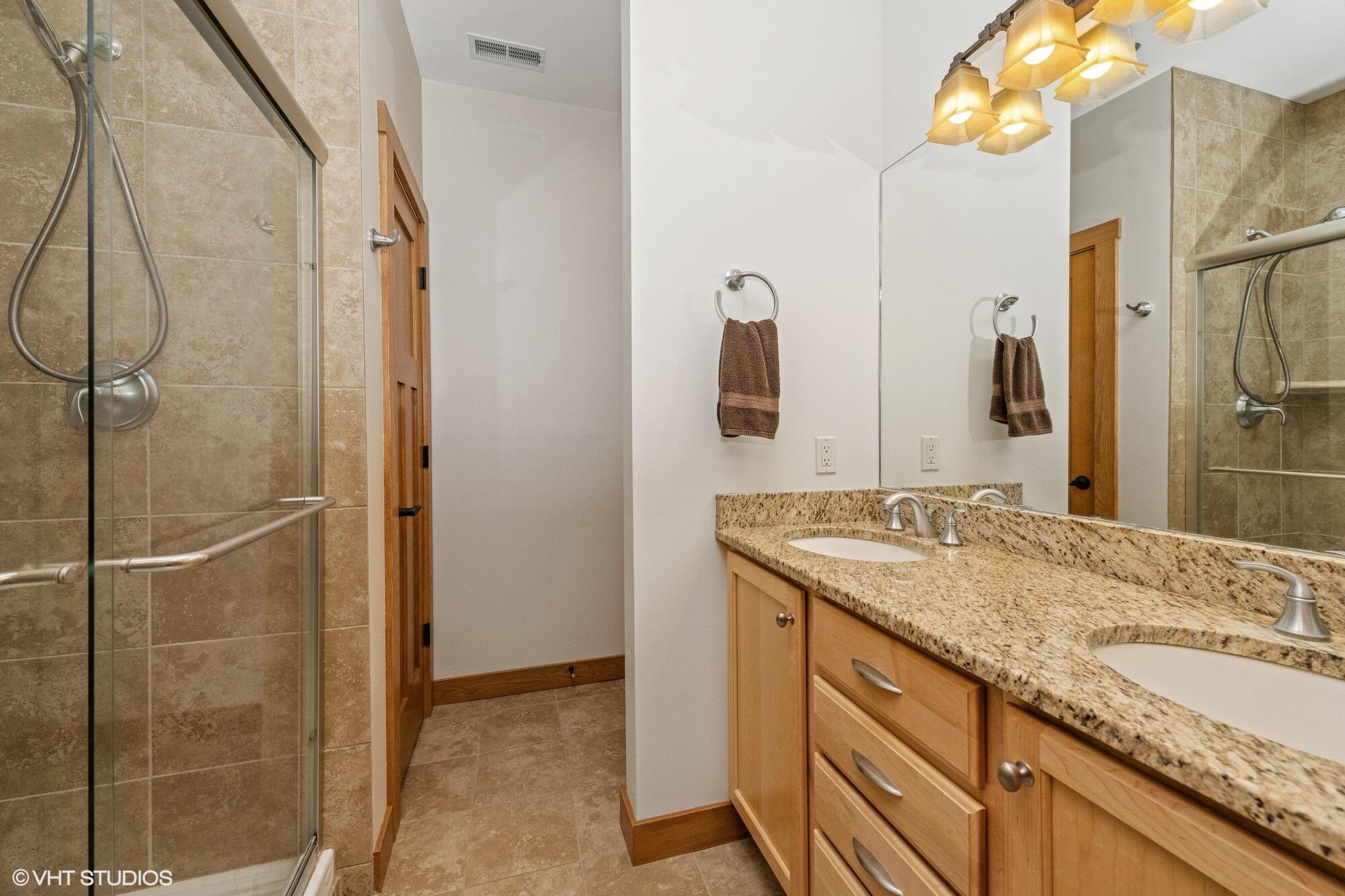 415 South Wells Street, Unit 804 Lake Geneva, WI 53147 - Photo 13 of 23 Master Bath with Double Vanity