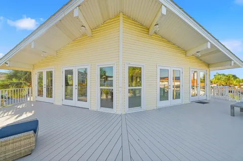 a view of a house with a patio