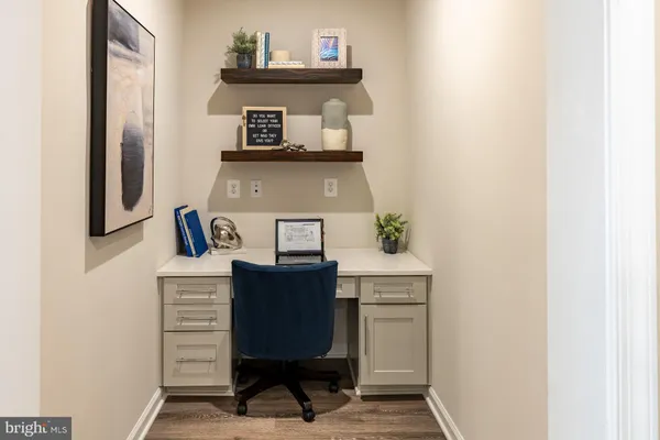 a room with a table and chair