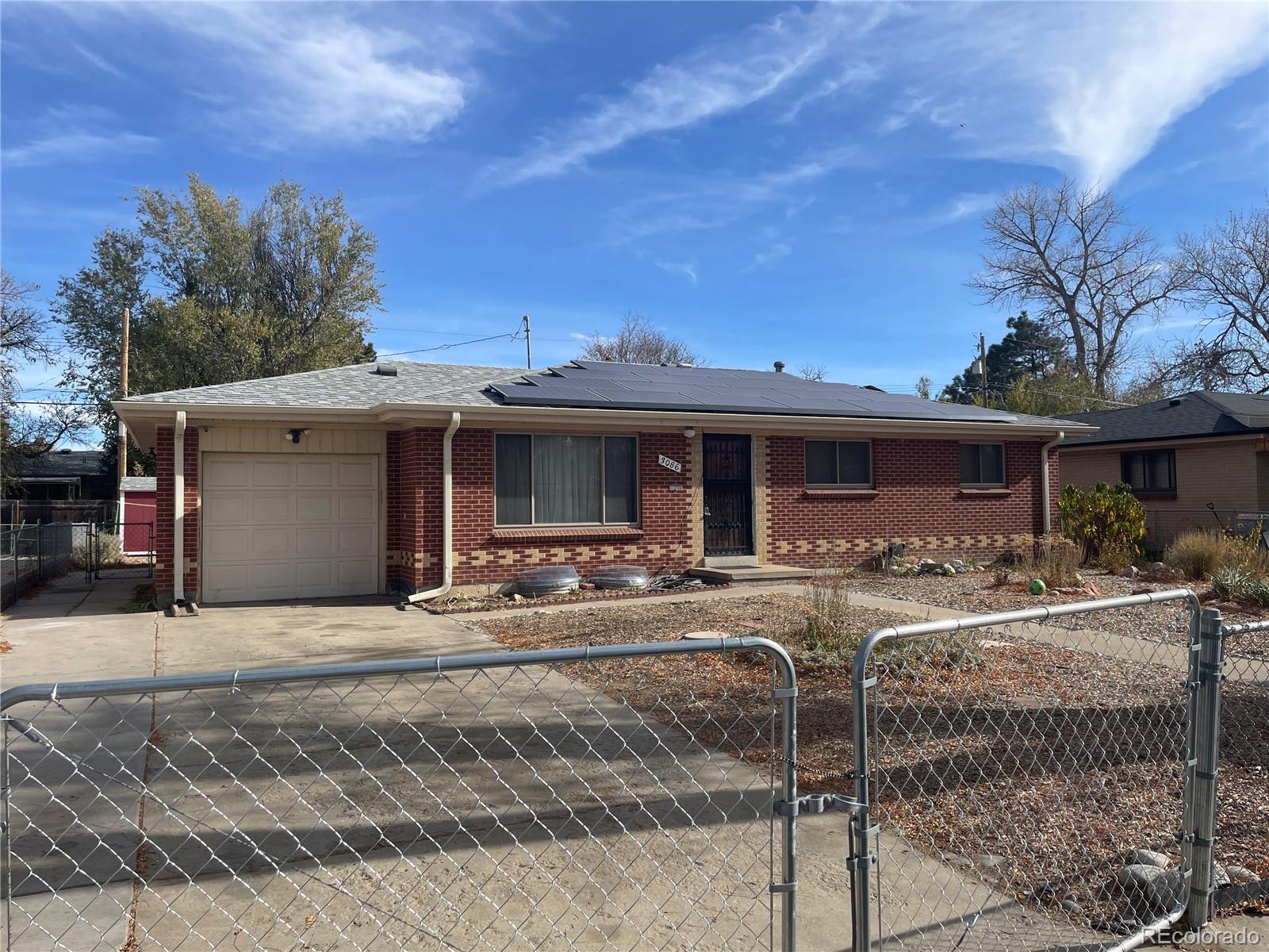 a view of a house with outdoor space