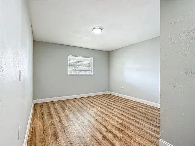wooden floor in a room