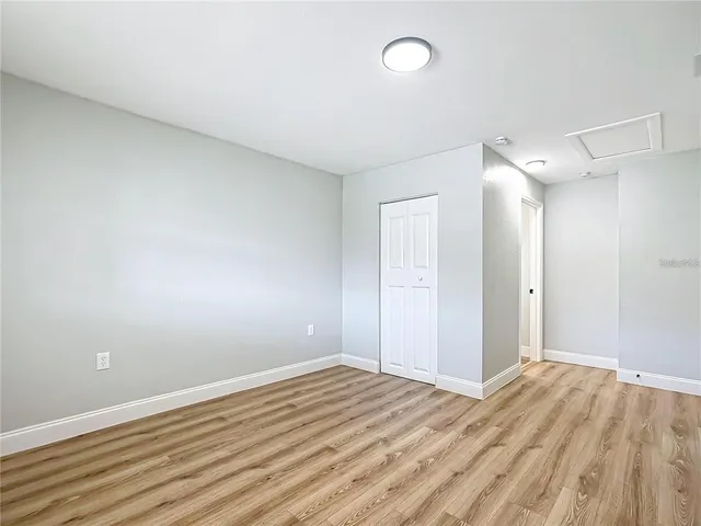 wooden floor in an empty room
