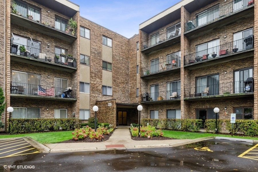 a front view of an apartment