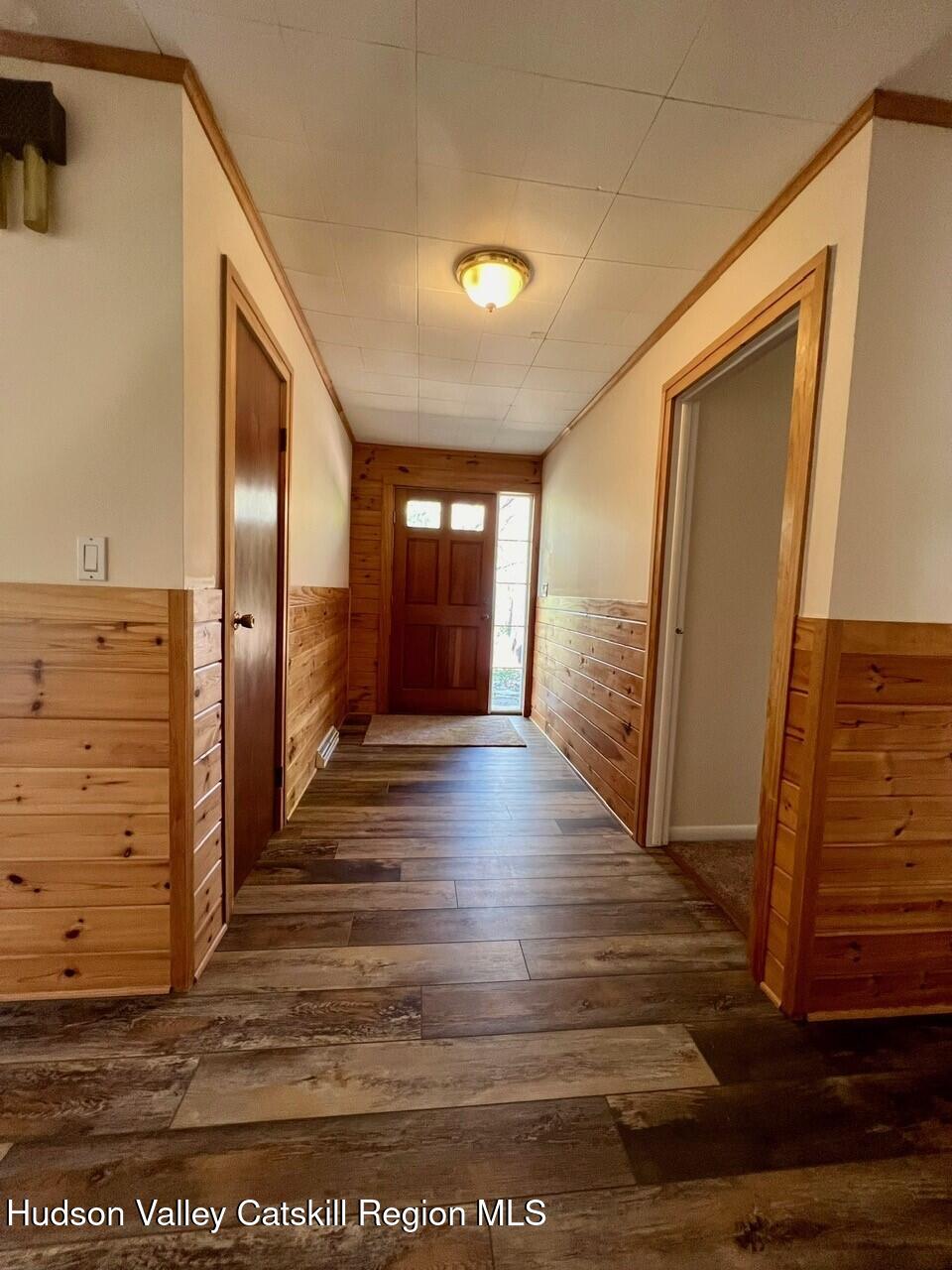 2 Shokan Park Road Shokan, NY 12481 - Photo 21 of 42 a view of hallway with stairs and wooden floor