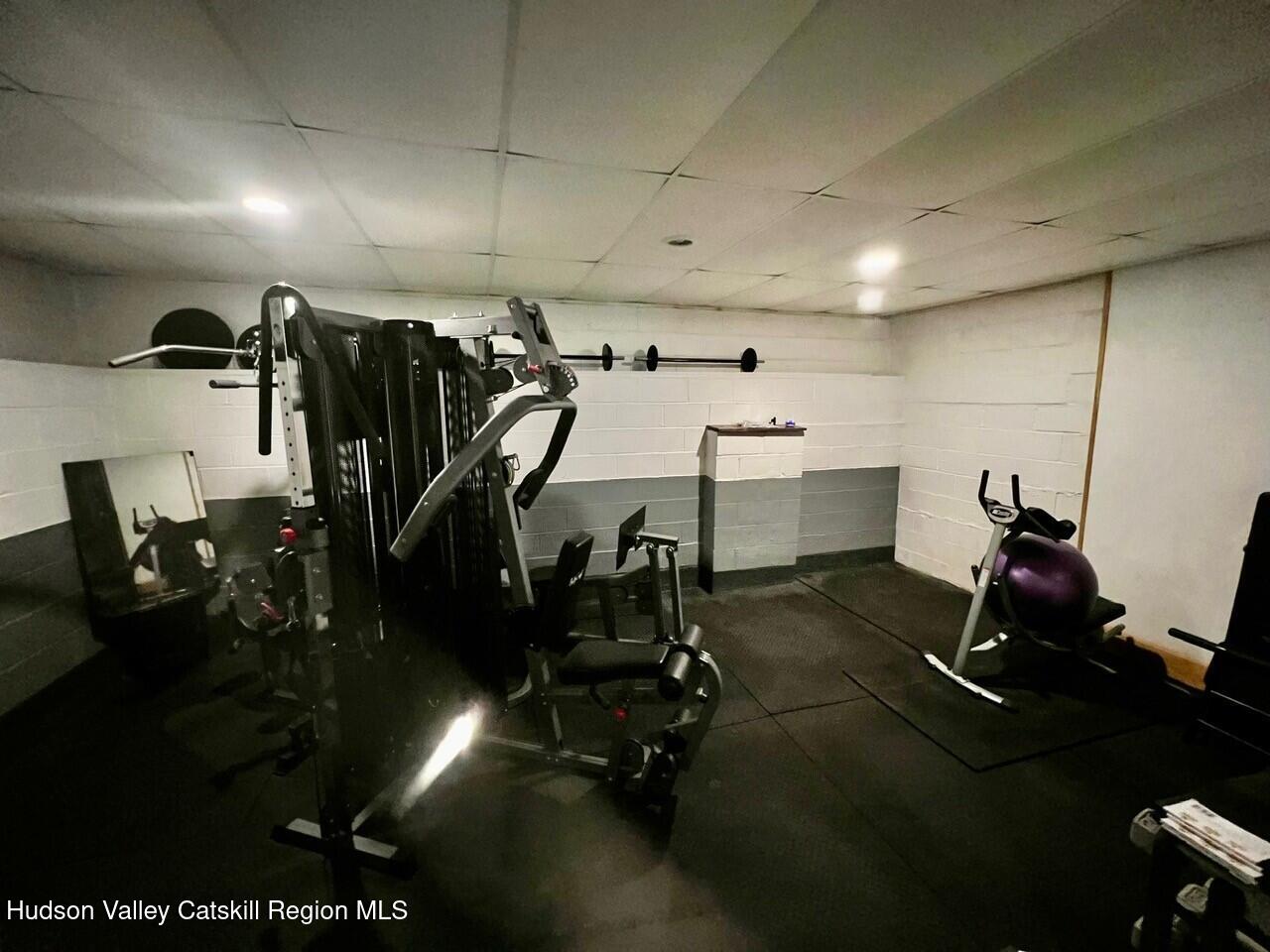 2 Shokan Park Road Shokan, NY 12481 - Photo 29 of 42 a view of a room with gym equipment