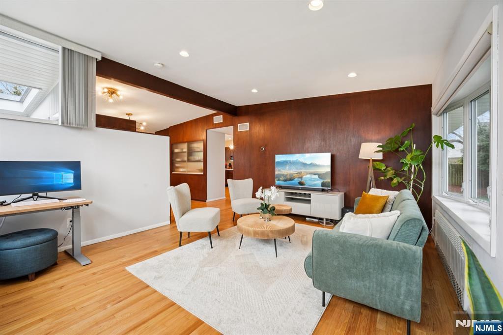 208 Prospect Avenue Oradell, NJ 07649 - Photo 6 of 50 a living room with furniture and a wooden floor