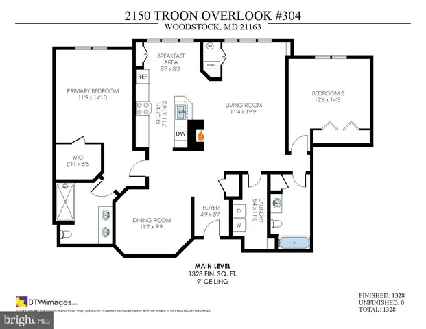 $2,599 | 2150 Troon Overlook, Unit H304, Woodstock, MD 21163