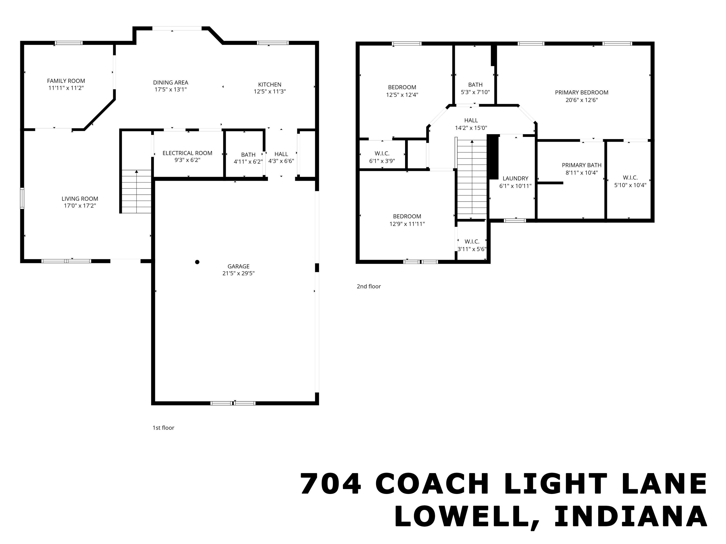 704 Coach Light Lane Lowell, IN 46356 - Photo 34 of 34 a picture of a bathroom with a shower